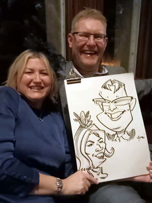 Event Caricatures by Tom Caricaturist Darlington, County Durham