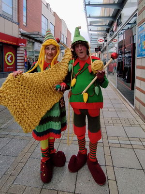 Event Wooden Figurine Living Statue London