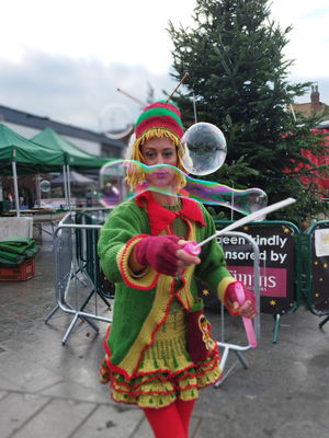 Event Wooden Figurine Living Statue London