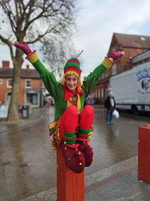 Event Wooden Figurine Living Statue London