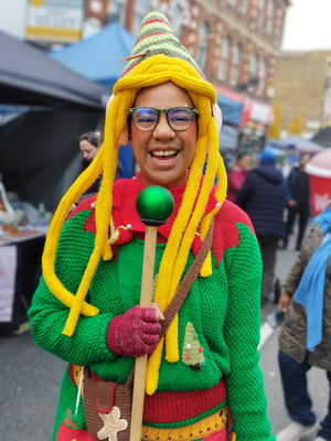 Event Wooden Figurine Living Statue London