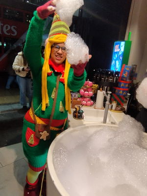 Event Wooden Figurine Living Statue London