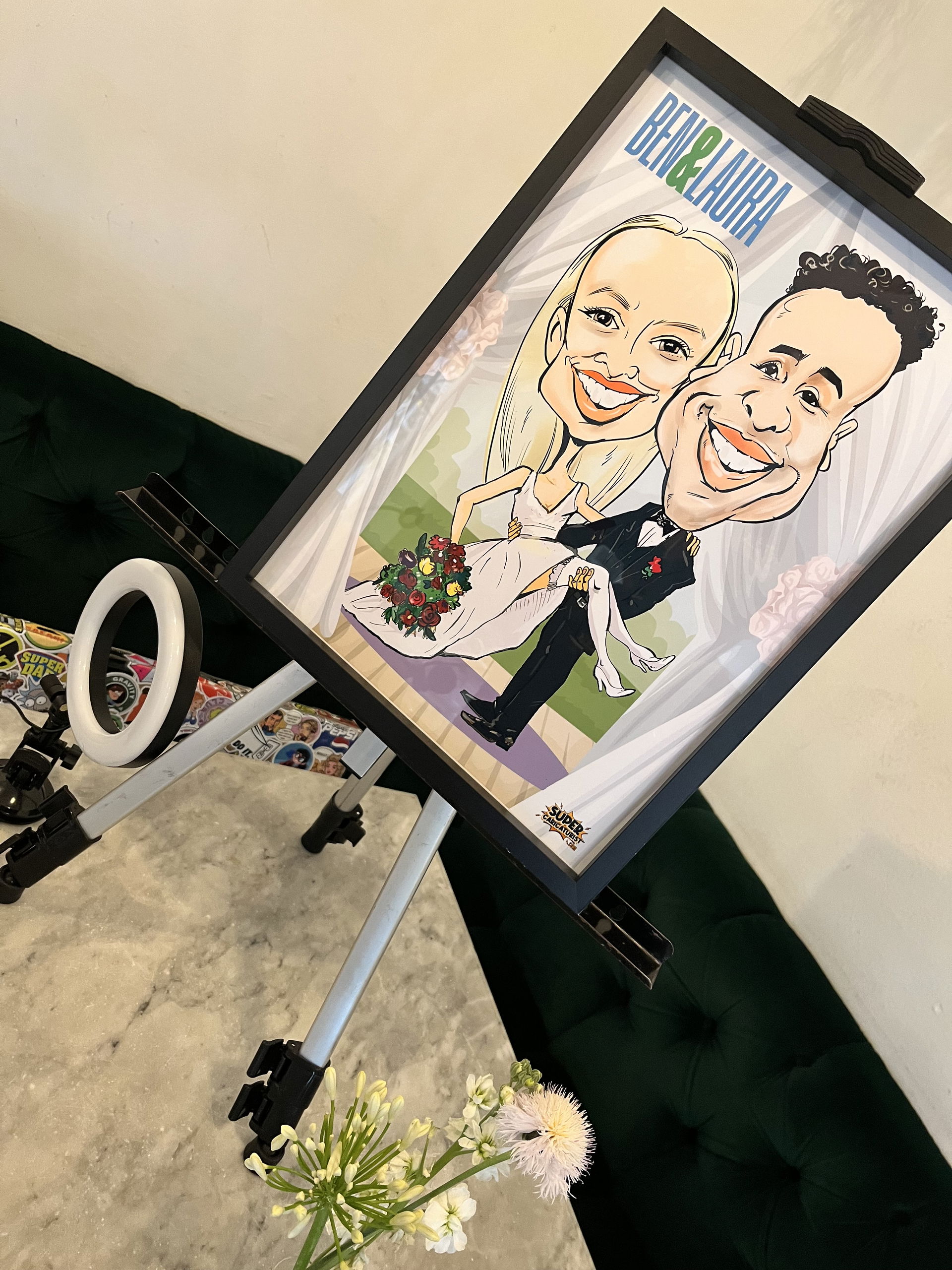 The Super Caricaturist Caricaturist Review Wedding London