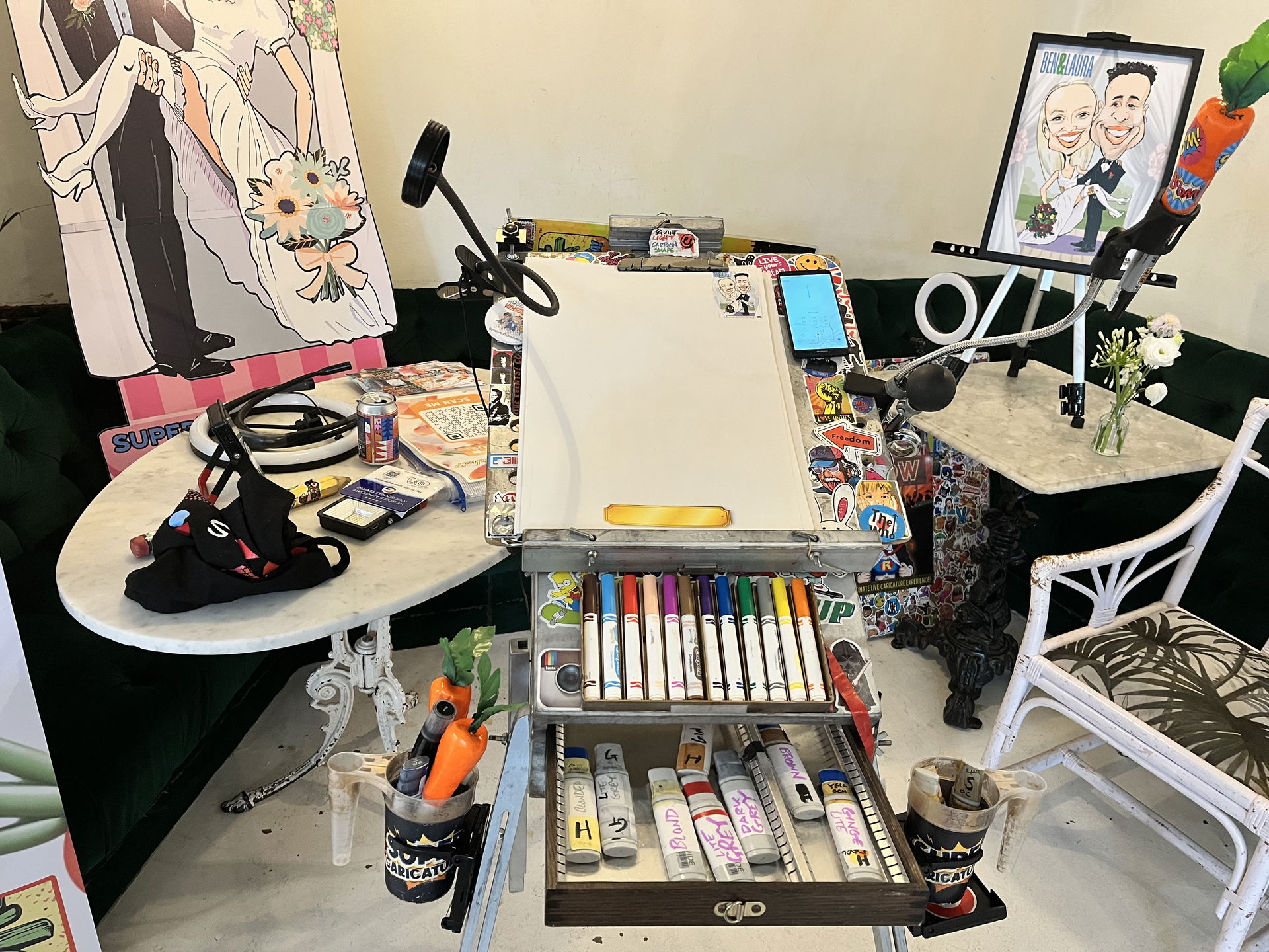 The Super Caricaturist Caricaturist Review Wedding London