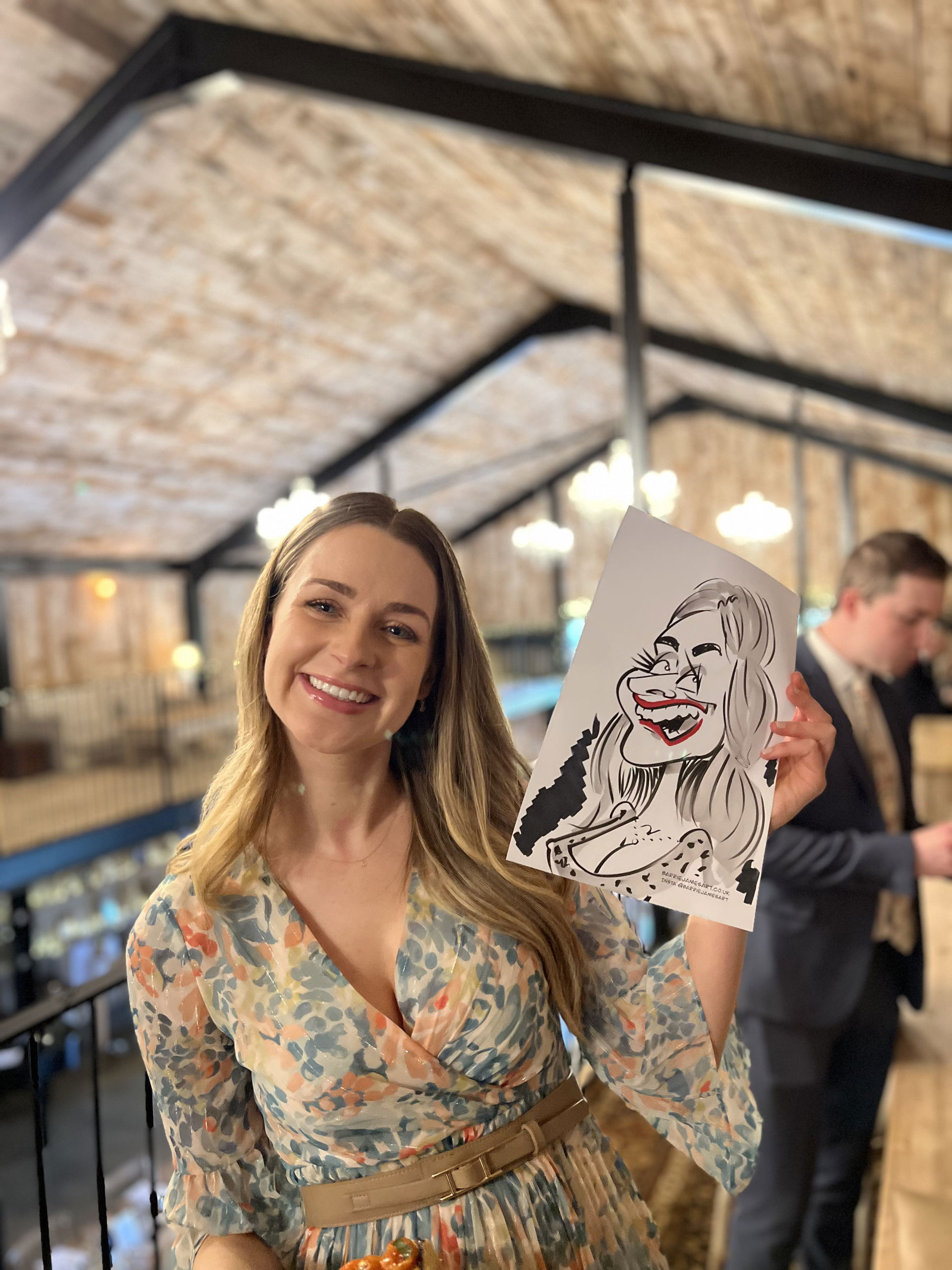 Barrie Draws Caricatures Caricaturist Review Wedding Cumbria