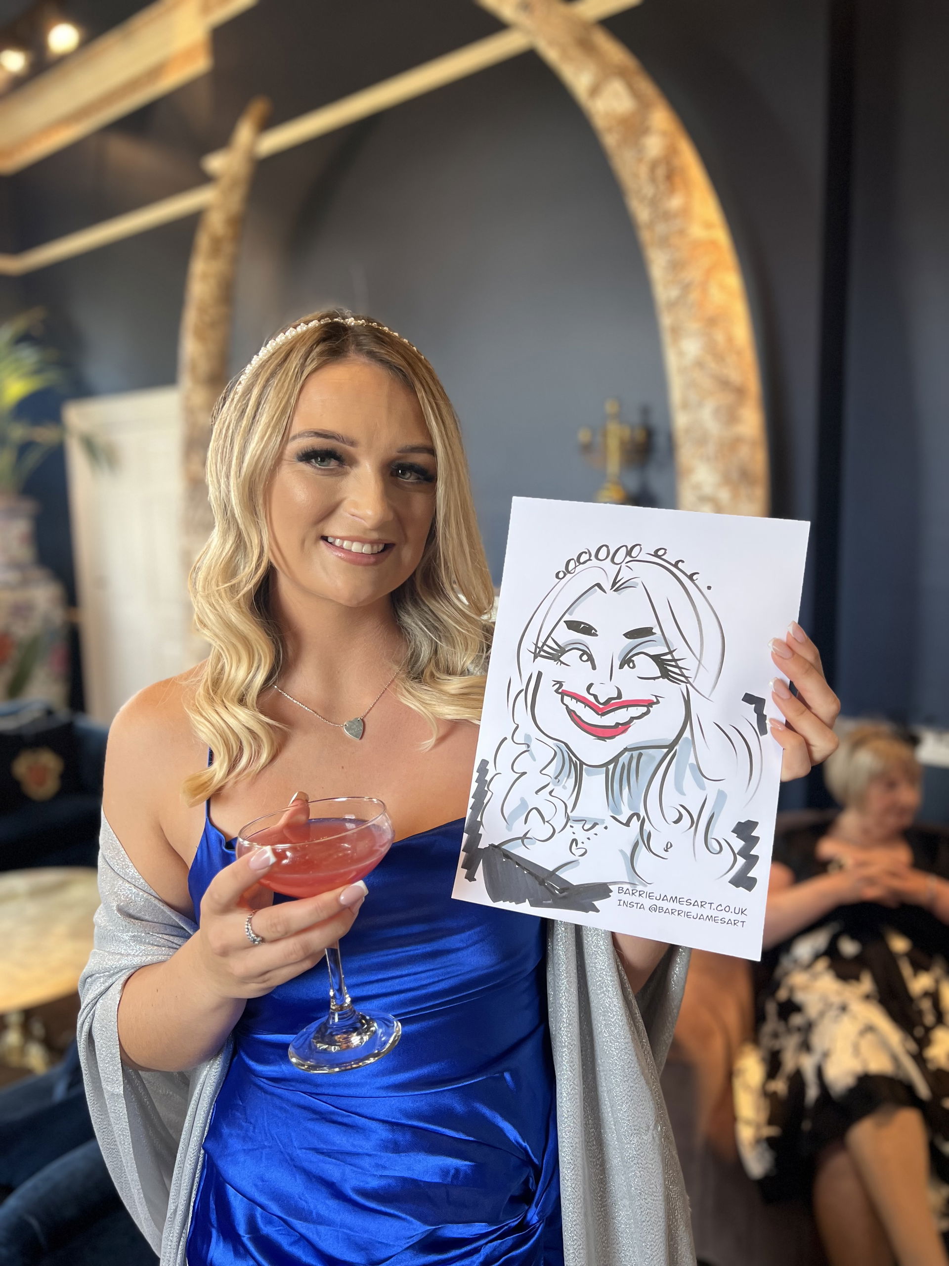 Barrie Draws Caricatures Caricaturist Review Wedding Northumberland