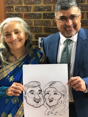 Event Caricaturist Edward Caricaturist London