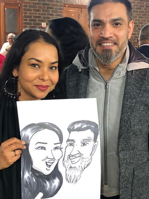 Event Caricaturist Edward Caricaturist London