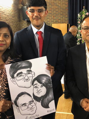 Event Caricaturist Edward Caricaturist London