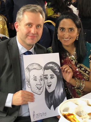 Event Caricaturist Edward Caricaturist London