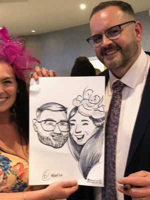 Event Caricaturist Edward Caricaturist London