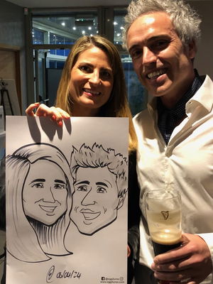 Event Caricaturist Edward Caricaturist London