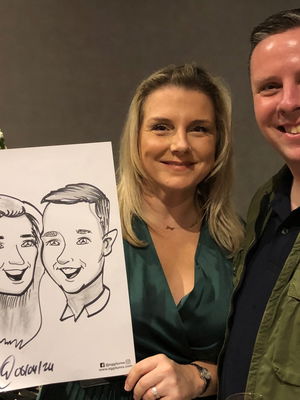 Event Caricaturist Edward Caricaturist London