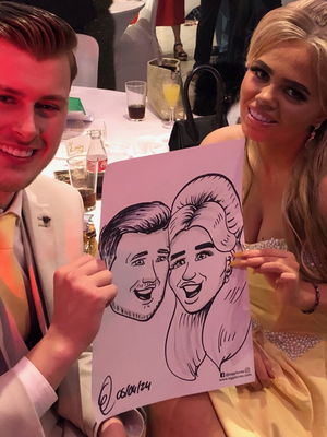 Event Caricaturist Edward Caricaturist London