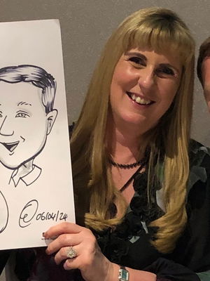 Event Caricaturist Edward Caricaturist London