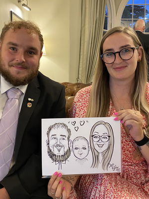 Event C R Caricatures Caricaturist Telford, Shropshire