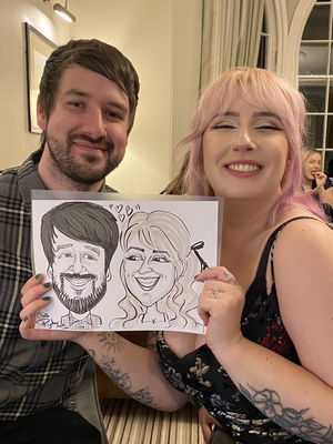 Event C R Caricatures Caricaturist Telford, Shropshire