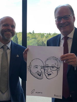 Event Caricaturist Edward Caricaturist London