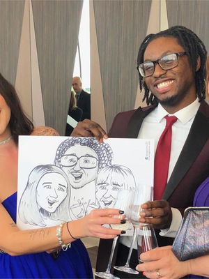 Event Caricaturist Edward Caricaturist London
