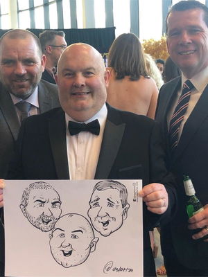 Event Caricaturist Edward Caricaturist London