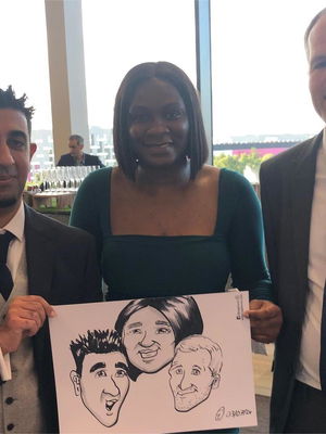 Event Caricaturist Edward Caricaturist London