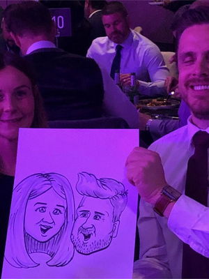 Event Caricaturist Edward Caricaturist London