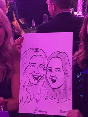 Event Caricaturist Edward Caricaturist London