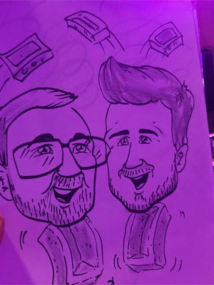 Event Caricaturist Edward Caricaturist London