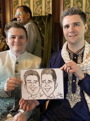 Event C R Caricatures Caricaturist Telford, Shropshire