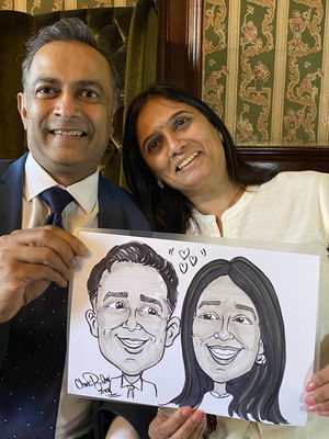 Event C R Caricatures Caricaturist Telford, Shropshire