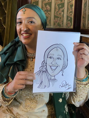 Event C R Caricatures Caricaturist Telford, Shropshire