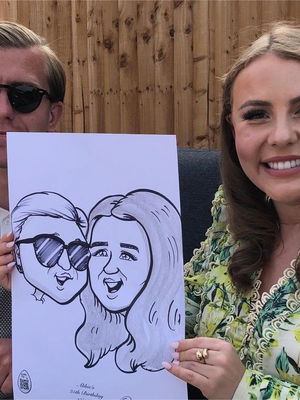 Event Caricaturist Edward Caricaturist London
