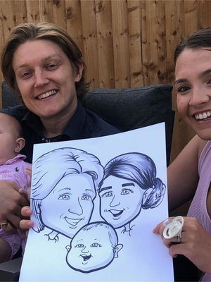 Event Caricaturist Edward Caricaturist London