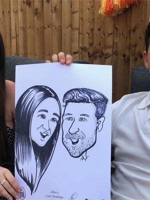 Event Caricaturist Edward Caricaturist London