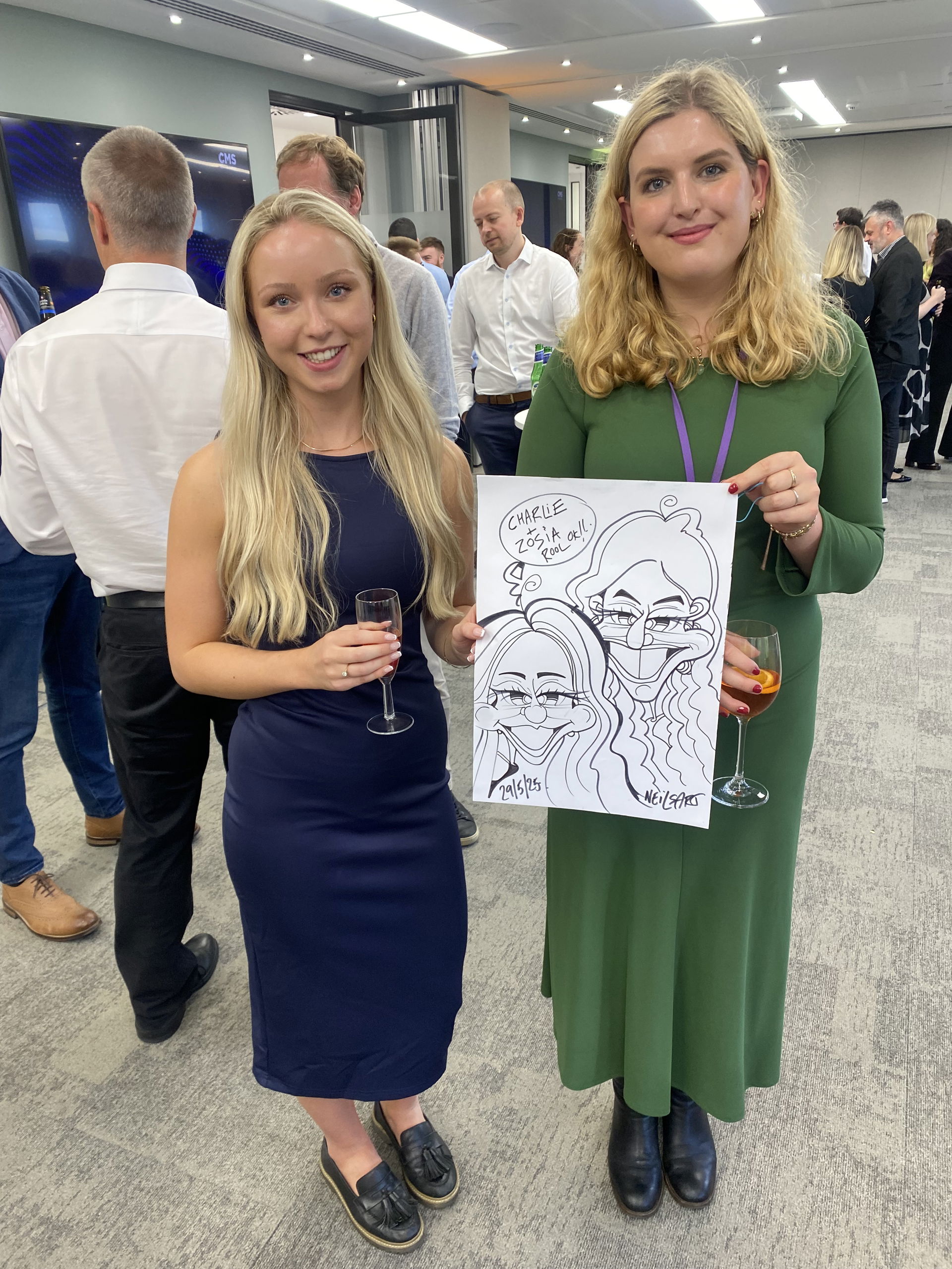 Neil Thomson Caricaturist Review Corporate Event Edinburgh