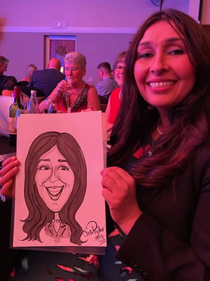 Event C R Caricatures Caricaturist Telford, Shropshire