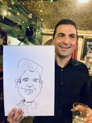 Event Pauls Caricatures Caricaturist Kent