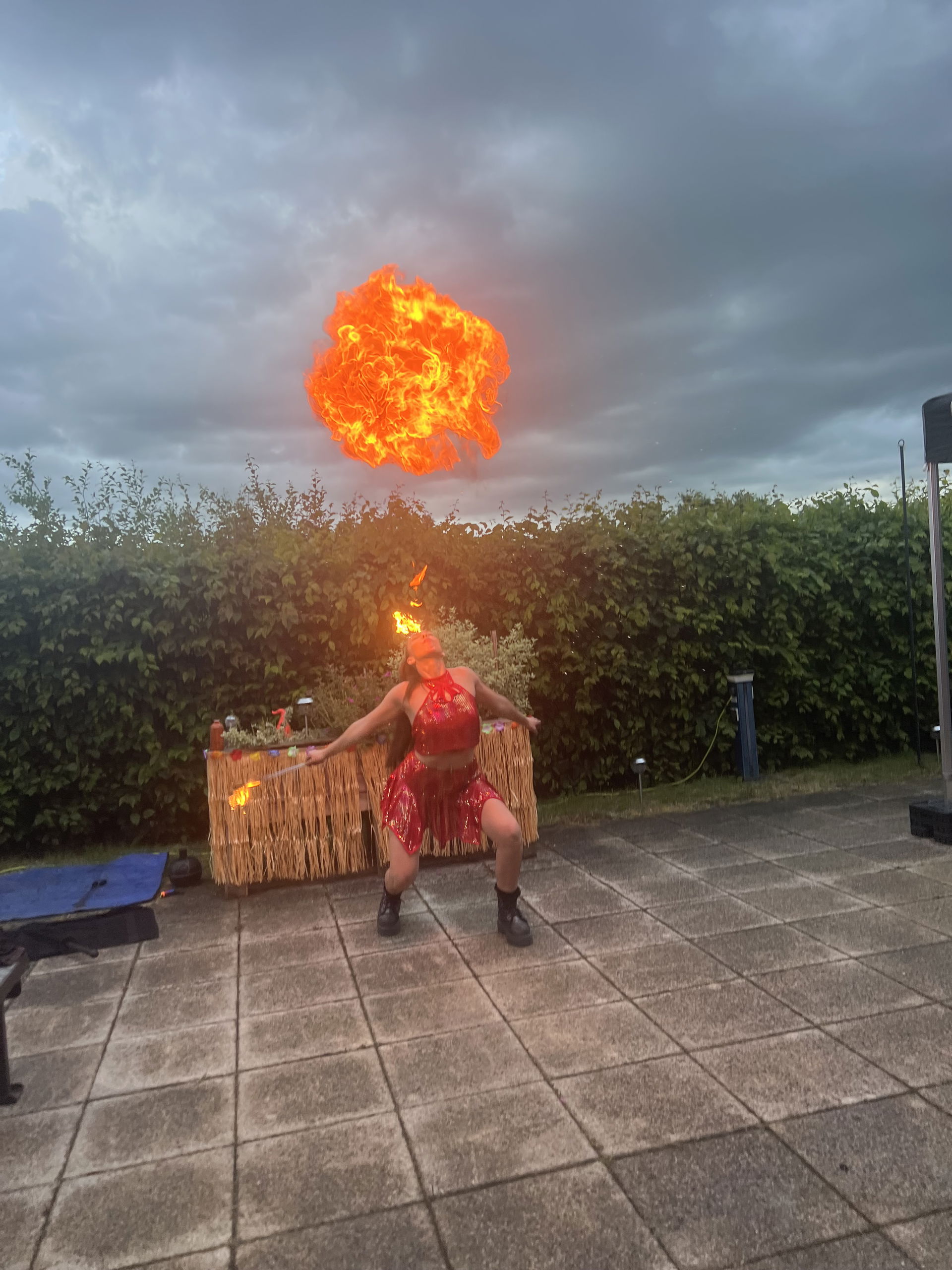 Fiyre Circus Collective Circus Performer Review HM Forces / Army / Navy / RAF Event Staffordshire