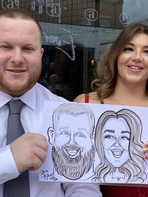 Event C R Caricatures Caricaturist Telford, Shropshire