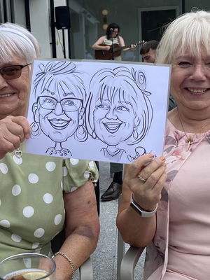Event C R Caricatures Caricaturist Telford, Shropshire