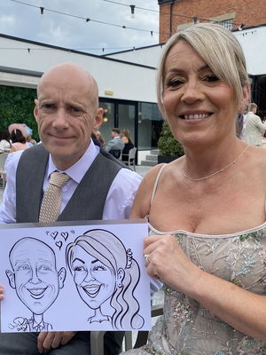 Event C R Caricatures Caricaturist Telford, Shropshire