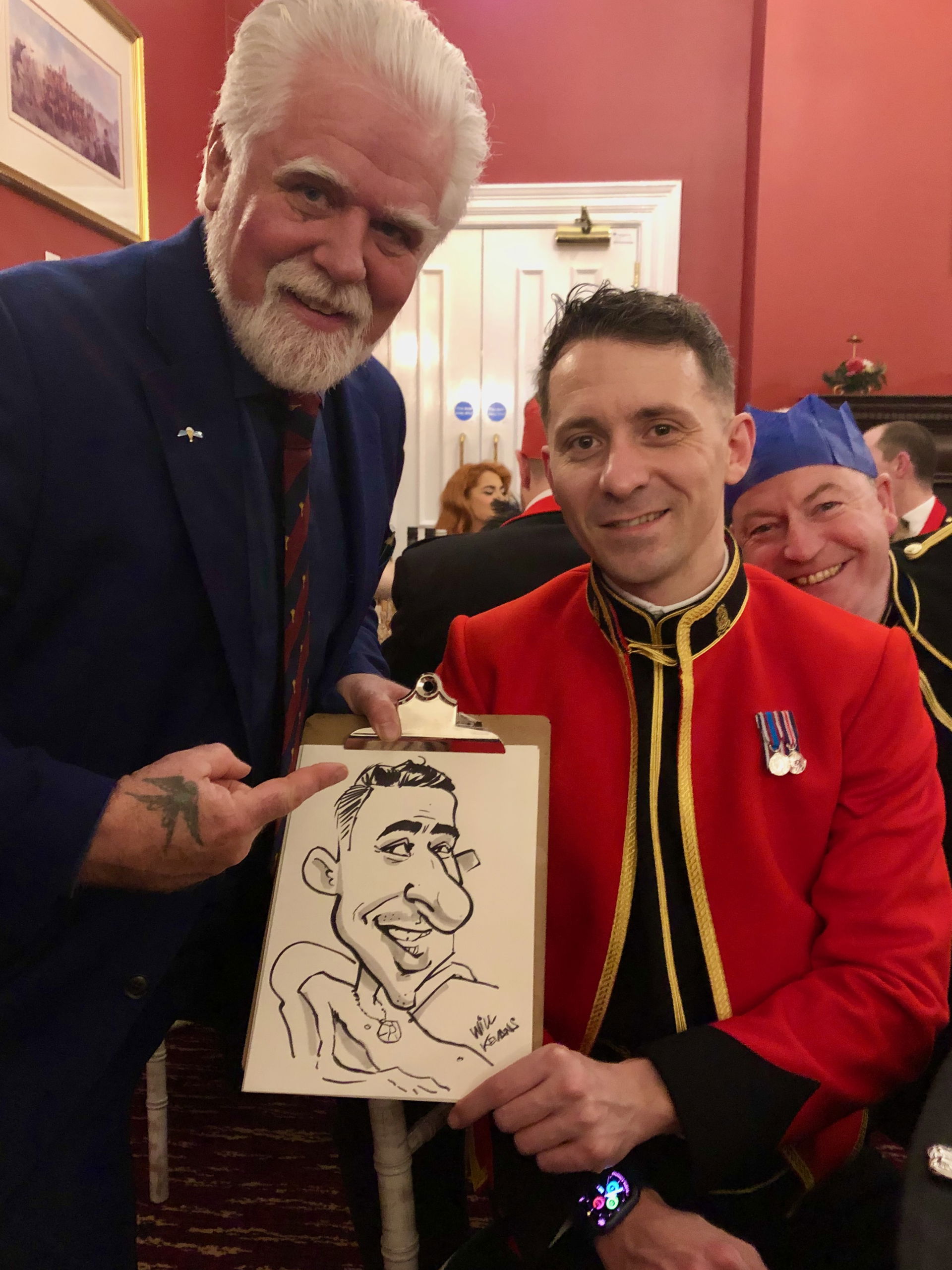Will The Caricaturist Caricaturist Review HM Forces / Army / Navy / RAF Event Wiltshire