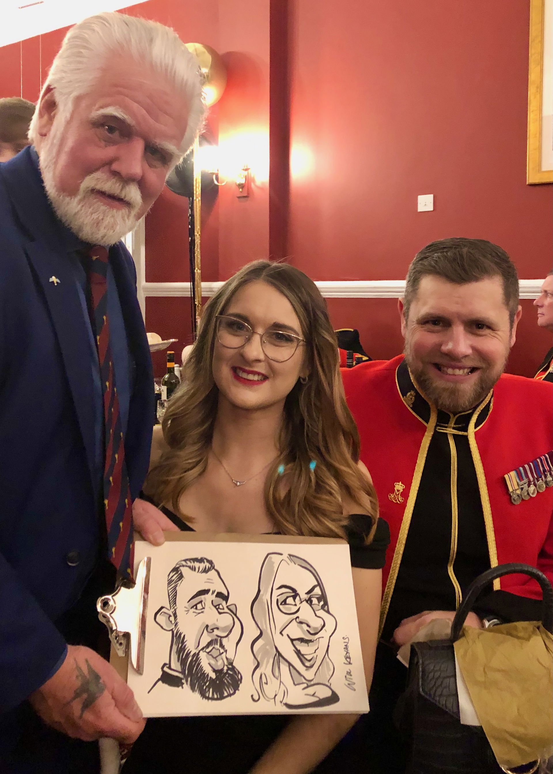 Will The Caricaturist Caricaturist Review HM Forces / Army / Navy / RAF Event Wiltshire