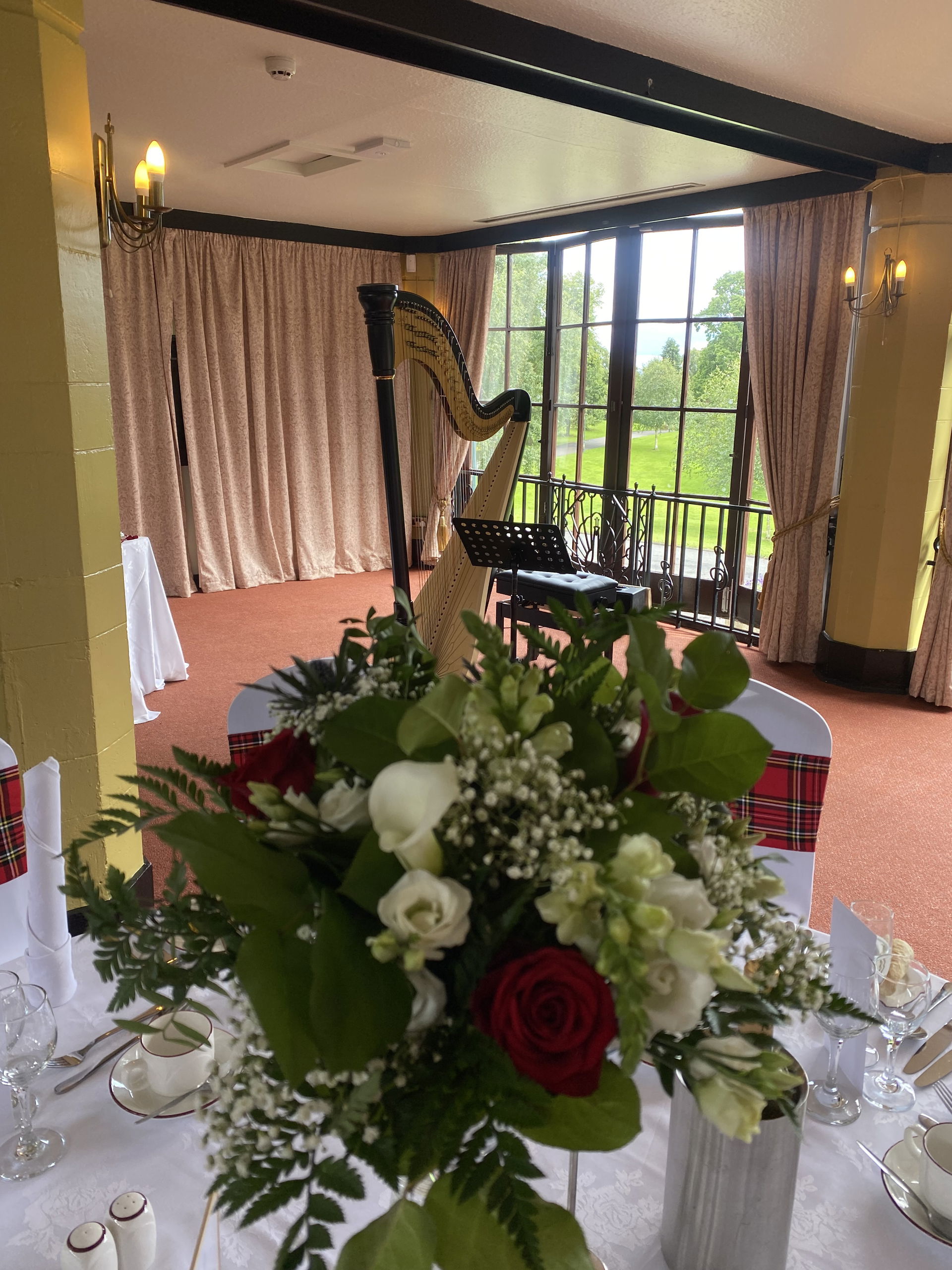 T L Harp Harpist Review Wedding Fife