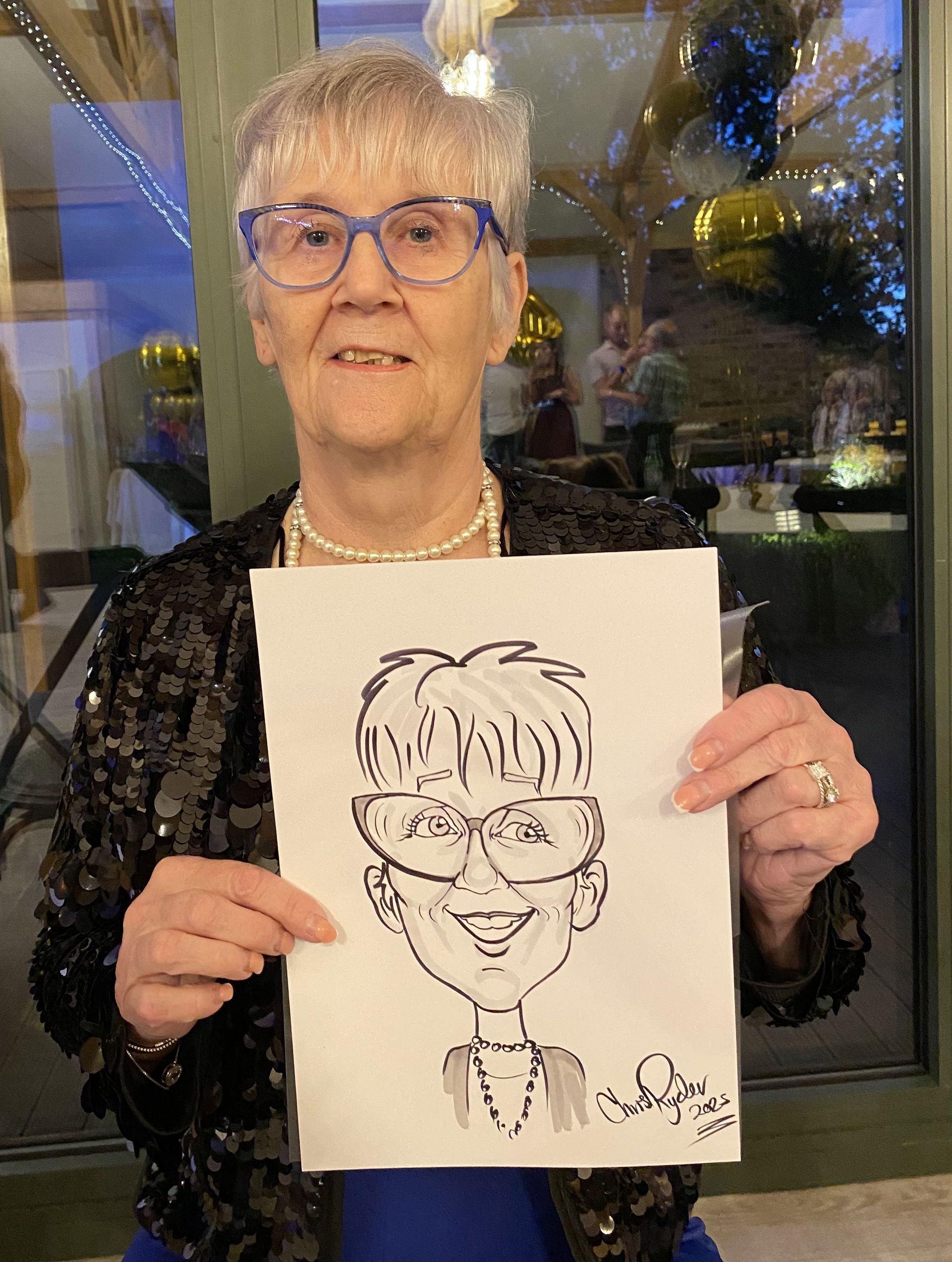 C R Caricatures Caricaturist Review Private Party Cheshire