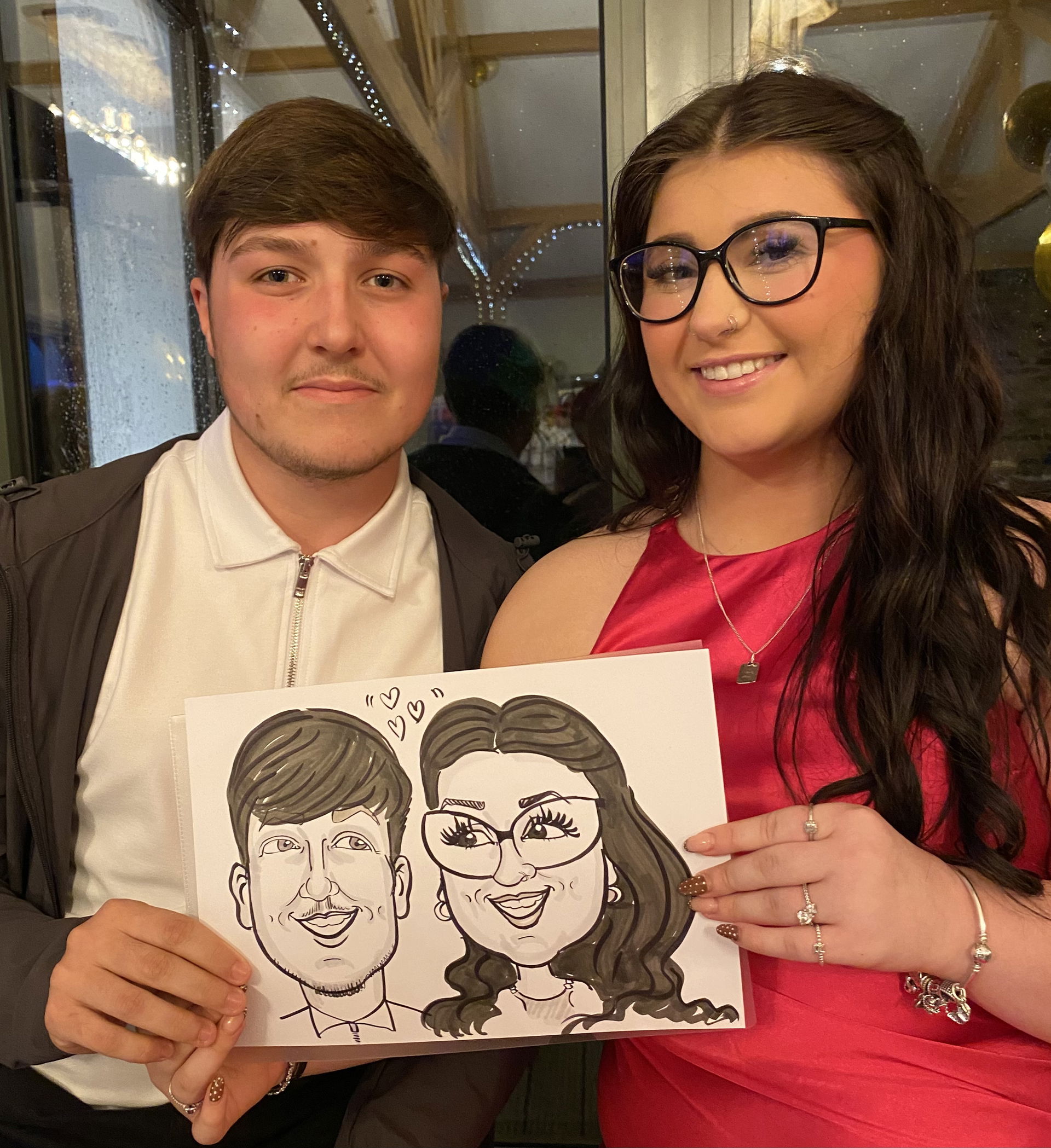 C R Caricatures Caricaturist Review Private Party Cheshire
