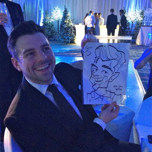 Sam The Caricaturist Caricaturist Private Party Berkshire
