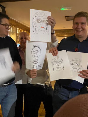 Event C R Caricatures Caricaturist Telford, Shropshire