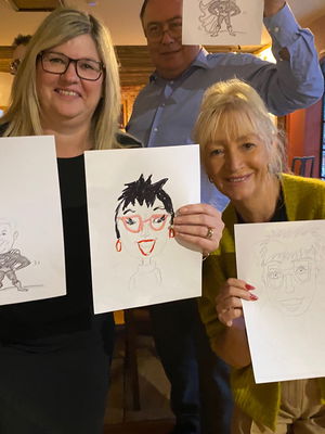 Event C R Caricatures Caricaturist Telford, Shropshire