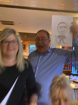 Event C R Caricatures Caricaturist Telford, Shropshire